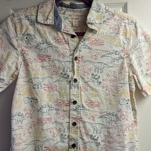 Cat & Jack dinosaur button up